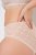 Ulla Popken 849194 Blomstrete truser med blonder 3-pakning Svart - Truser - 
