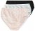 Ulla Popken 849194 Blomstrete truser med blonder 3-pakning Svart - Truser - 
