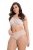 Ulla Popken 849194 Blomstrete truser med blonder 3-pakning Svart - Truser - 
