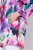 Ulla Popken 849728 Blomstret blazer i linblanding Hvit - Blazere - Blazere i store størrelser for dame