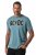 JP1880 849790 AC/DC Classic Logo T-skjorte Turkisblå - Band T-skjorter - Band-t-skjorter i store størrelser