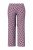 Ulla Popken 849850 Rutete pyjamas Bærrød - Pyjamas/Loungewear - 