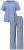 Ulla Popken 850045 Kortermet pyjamas Lyseblå - Pyjamas/Loungewear - 