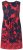 Ulla Popken 850175 Mønstret jerseykjole Korall - Jerseykjoler - 