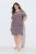 Ulla Popken 850401 Blomstret nattkjole Brun - Nattkjoler - 
