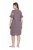Ulla Popken 850401 Blomstret nattkjole Brun - Nattkjoler - 