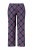 Ulla Popken 850864 Rutete 3-delt pyjamassett Fiolett - Pyjamas/Loungewear - 