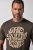 JP1880 851001 Rolling Stones Retro Logo T-skjorte Hasselnøtt - Band T-skjorter - Band-t-skjorter i store størrelser