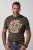 JP1880 851001 Rolling Stones Retro Logo T-skjorte Hasselnøtt - Band T-skjorter - Band-t-skjorter i store størrelser