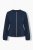 Ulla Popken 851040 Sweatjakke med glidelås Mørkeblå - Collegegensere - Sweatshirts til dame – store størrelser