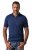 JP1880 851048 Pikéskjorte med glidelås Nattblå TALL - TALL piqueskjorter - TALL poloskjorter med ekstra lengde