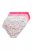Ulla Popken 851140 Blomstrete truser 5-pakning Rosa - Truser - 