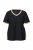 Ulla Popken 851245 Stripete pyjamas Svart - Pyjamas/Loungewear - 