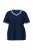 Ulla Popken 851245 Stripete pyjamas Mørkeblå - Pyjamas/Loungewear - 
