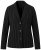 Ulla Popken 851341 Nålestripet stretchblazer Svart - Blazere - Blazere i store størrelser for dame
