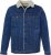 JP1880 851363 Jeansjakke med teddyfôr Denimblå - Jakker - Store jakker - 2XL-12XL