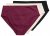 Ulla Popken 851739 Truser 3-pakning Svart - Truser - 