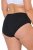Ulla Popken 851752 Stripete truser 5-pakning Svart - Truser - 