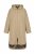 Ulla Popken 851764 Oversized kåpe med avtakbar hette Sand - Frakker - Kåper i store størrelser