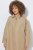 Ulla Popken 851764 Oversized kåpe med avtakbar hette Sand - Frakker - Kåper i store størrelser