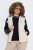 Ulla Popken 851781 Quiltet vest med hette Benhvit - Vester - 