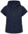 Ulla Popken 851785 Oversize quiltet vest med hette Mørkeblå - Vester - 