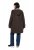 Ulla Popken 851803 Dufflecoat Mørkebrun - Frakker - Kåper i store størrelser