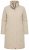 Ulla Popken 851811 Vattert kåpe Beige - Frakker - Kåper i store størrelser