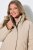 Ulla Popken 851811 Vattert kåpe Beige - Frakker - Kåper i store størrelser