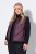 Ulla Popken 851833 Quiltet vest med ståkrage Brun - Vester - 