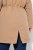 Ulla Popken 852028 Parkas Beige - Frakker - Kåper i store størrelser