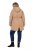 Ulla Popken 852028 Parkas Beige - Frakker - Kåper i store størrelser