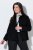 Ulla Popken 852167 Blazer med skjortekrage Svart - Blazere - Blazere i store størrelser for dame