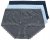 Ulla Popken 852249 Truser 3-pakning Antrasitt - Truser - 