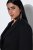 Ulla Popken 852498 Blazer med strass og én knapp Svart - Blazere - Blazere i store størrelser for dame