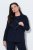 Ulla Popken 852498 Blazer med strass Mørkeblå - Blazere - Blazere i store størrelser for dame