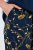 Ulla Popken 852577 Mønstret pyjamas Mørkeblå - Pyjamas/Loungewear - 