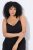 Ulla Popken 852636 Omslagskjole Svart - Jerseykjoler - 