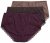Ulla Popken 852698 Truser 3-pakning Brun - Truser - 