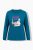 Ulla Popken 852710 Langermet hjemmegenser Petrol - Pyjamas/Loungewear - 