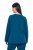 Ulla Popken 852710 Langermet hjemmegenser Petrol - Pyjamas/Loungewear - 