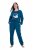 Ulla Popken 852725 Hjemmebukser Petrol - Pyjamas/Loungewear - 