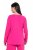 Ulla Popken 852747 Langermet pyjamasoverdel Rosa - Pyjamas/Loungewear - 