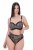 Ulla Popken 853106 Dyremønstrede stringtruser Svart - Truser - 