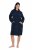Ulla Popken 853353 Hjemmekjole med hette Mørkeblå - Pyjamas/Loungewear - 