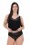 Ulla Popken 853495 Blomstrete truser 3-pakning Svart - Truser - 