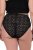 Ulla Popken 853495 Blomstrete truser 3-pakning Svart - Truser - 