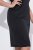 Ulla Popken 853766 Ermeløs bodycon-kjole med strass Svart - Sommerkjoler - Sommerkjoler for kvinner i store størrelser