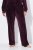 Ulla Popken 856119 Hjemmebukser Plomme - Pyjamas/Loungewear - 