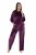 Ulla Popken 856119 Hjemmebukser Plomme - Pyjamas/Loungewear - 